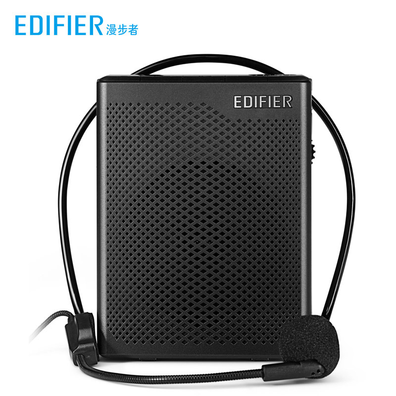 EDIFIER/漫步者 MF5小蜜蜂扩音器教师用便携式喇叭扬声器户外喊话器耳麦专用导游扩音器音响小喇叭