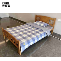 豆恒实(DHS)床上用品全棉1.2m床三件套ZY-SJT05/套(可定制)