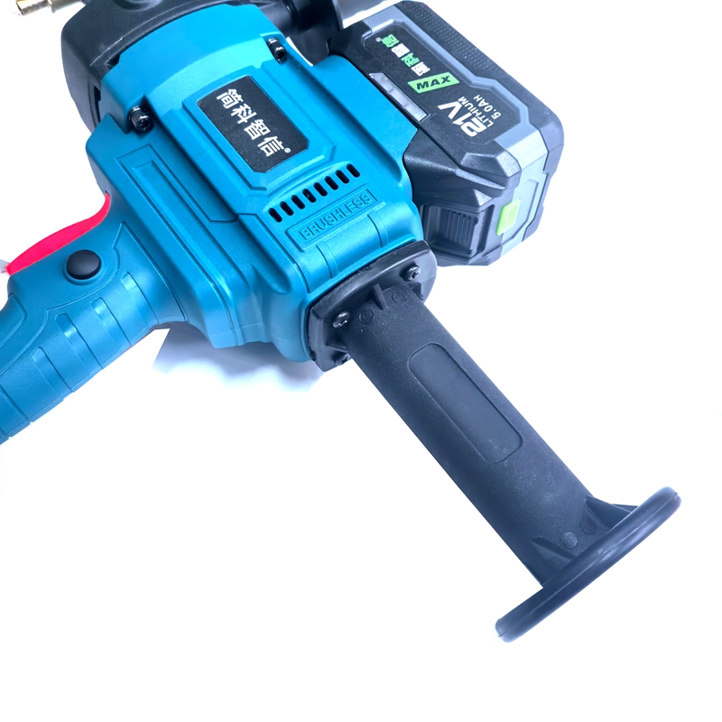 简科智信 锂电无刷水钻 JK6120 8.0Ah 两电一充 套高清大图