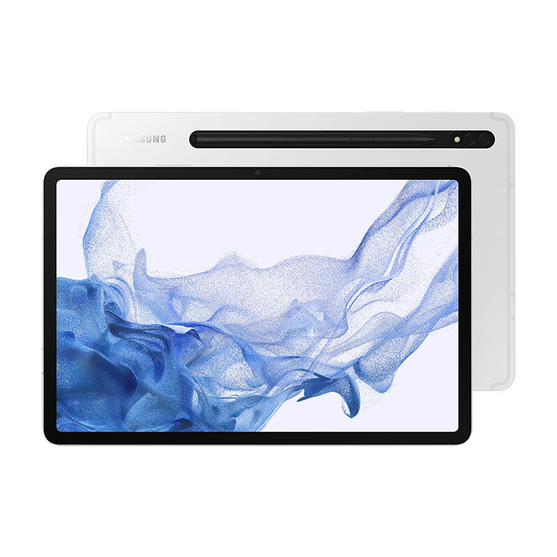 三星平板电脑2022款旗舰Tab S8+ 12.4英寸8G+128G 新骁龙8 Gen 1 2.8K+120Hz高刷+SAMOLED高清屏/WLAN/冷霜银