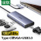 绿联Type-C扩展坞USB-C转有线网卡HDMI HUB分线器[VGA+USB3.0*4]90882