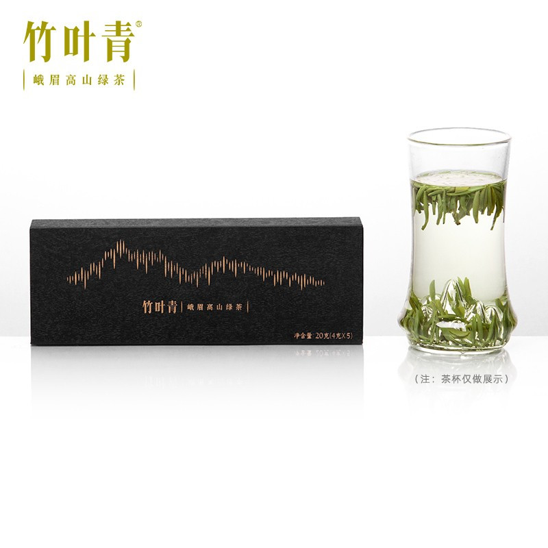 竹叶青2021春茶特级(静心)峨眉高山绿茶20g/盒