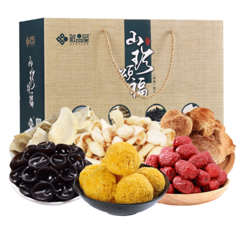 臻味山珍颂福五常香米5KG纯正菜籽油5L三品组合