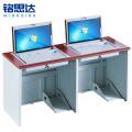 铭思达 翻转电脑桌双人位张.