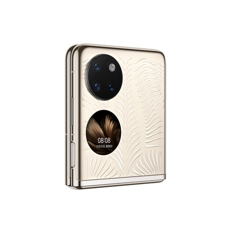 华为/HUAWEI P50 Pocket 12GB+512GB 鎏光金 艺术定制版 超光谱影像系统 创新双屏操作体验 P50宝盒折叠屏手机 移动联通电信全网通