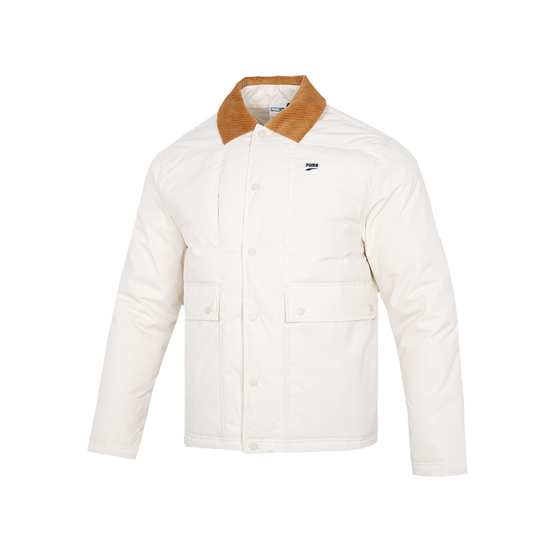 puma彪马羽绒服外套男冬季新款运动服米白保暖夹克53786865视频