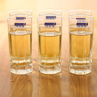 Luminarc乐美雅八角1L1玻璃壶玻璃杯茶壶水壶水杯茶杯(酒具)七件套21134(非一次性使用)