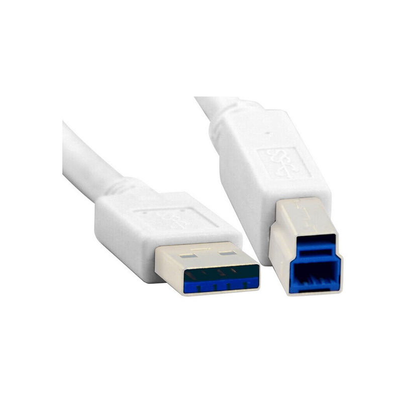 酷比客(L-CUBIC) LCCPUSB3AMBMWH-3M 3m USB3.0 打印机线 (计价单位:根) 白色