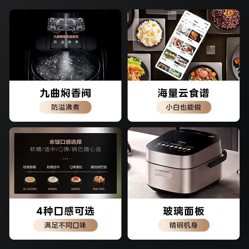美的(Midea)SFB4021H电饭煲4L(单位:台)雅仕金高清大图