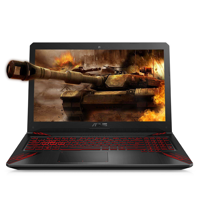 华硕asus飞行堡垒fx80ge8750游戏本笔记本电脑i78750h16g1tb512gb固态