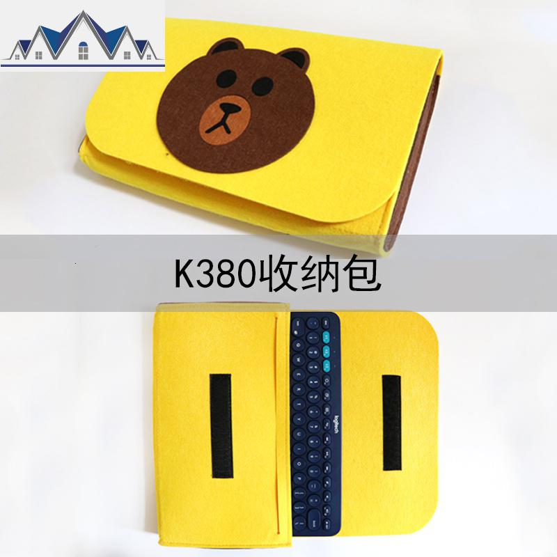 k480K380无线蓝牙键盘包套键盘收纳袋保护套便携内胆包防尘袋 三维工匠收纳包高清大图