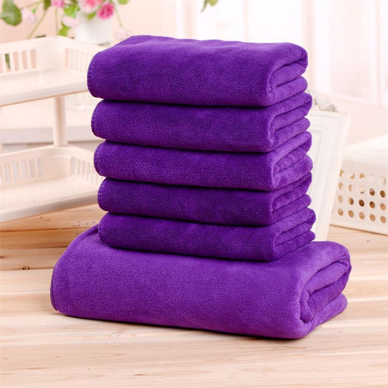 汽车用品洗车毛巾加厚吸水不毛特大小号擦车布纤维清洁抹布专用 紫色