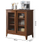豫龙都 实木餐边柜 80cm 台