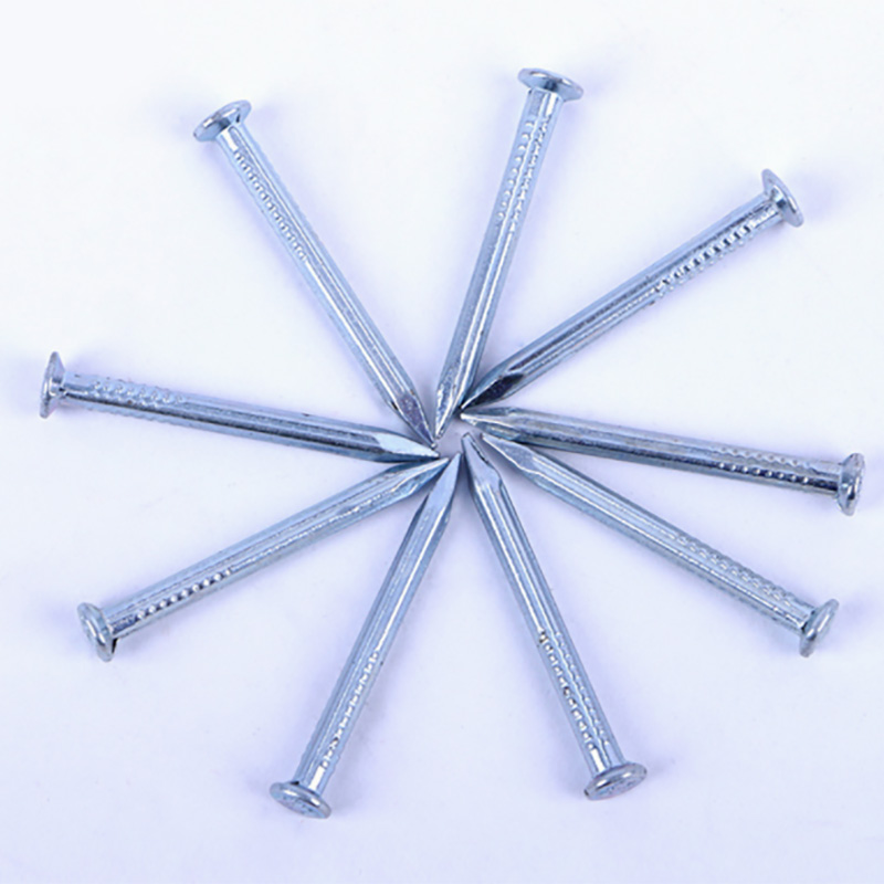 huakagu水泥钢钉 直纹水泥钉 白钢钉 镀锌水泥钉建筑工地钉 50mm
