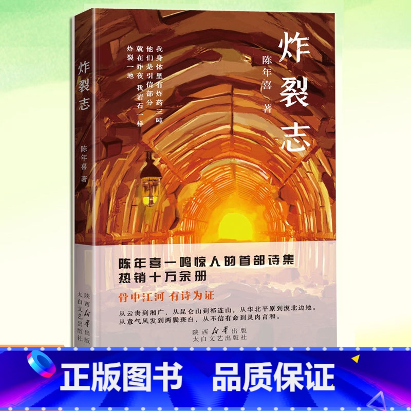 献给无名者的记忆 【正版】 炸裂志 陈年喜 诗集 太白文艺出版社 我的诗篇当代工人诗歌选集 中国现代诗歌精选诗歌集人