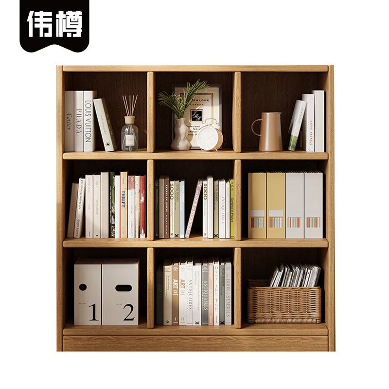 伟樽置物架90*30*93cm3层9格组高清大图