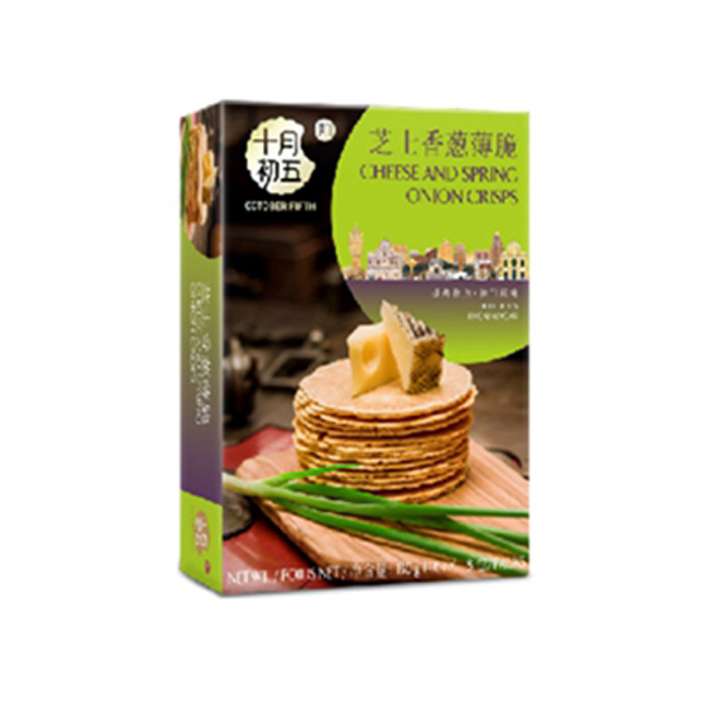 十月初五芝士香葱薄脆零食酥性饼干咸甜味独立包装130g