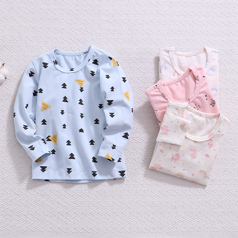 龙之涵longzhihan儿童内衣套装秋装宝宝全棉衣服男女童秋衣裤婴儿睡衣