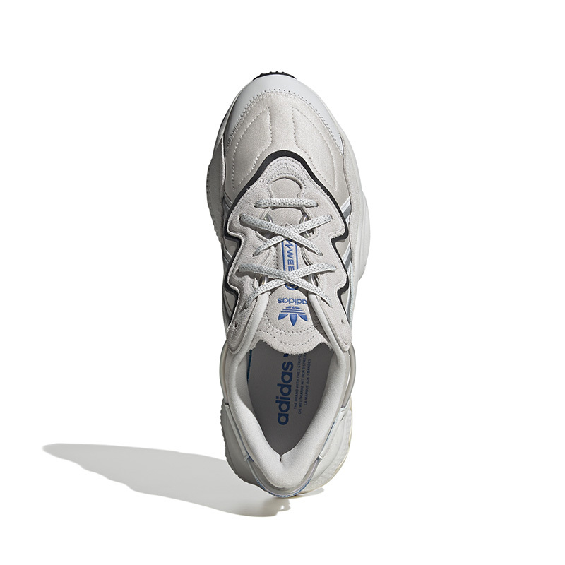 adidas originals Ozweego 经典舒适 轻便耐磨防滑 低帮 运动休闲鞋 男女同款 灰色 HP6337