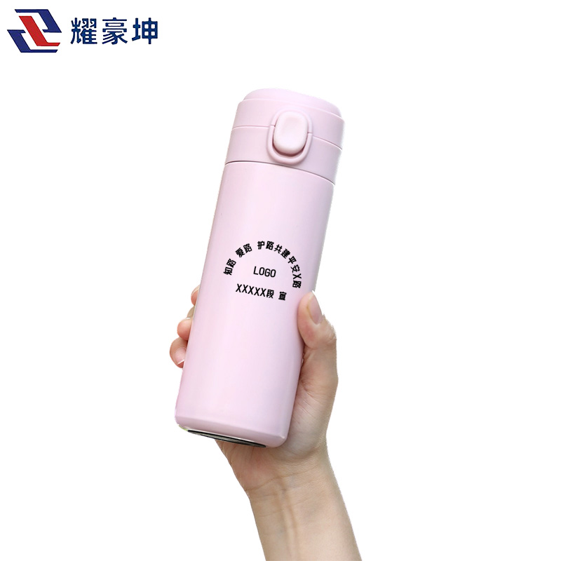 耀豪坤路外宣传不锈钢保温杯可定制印字YHE-420ML高清大图