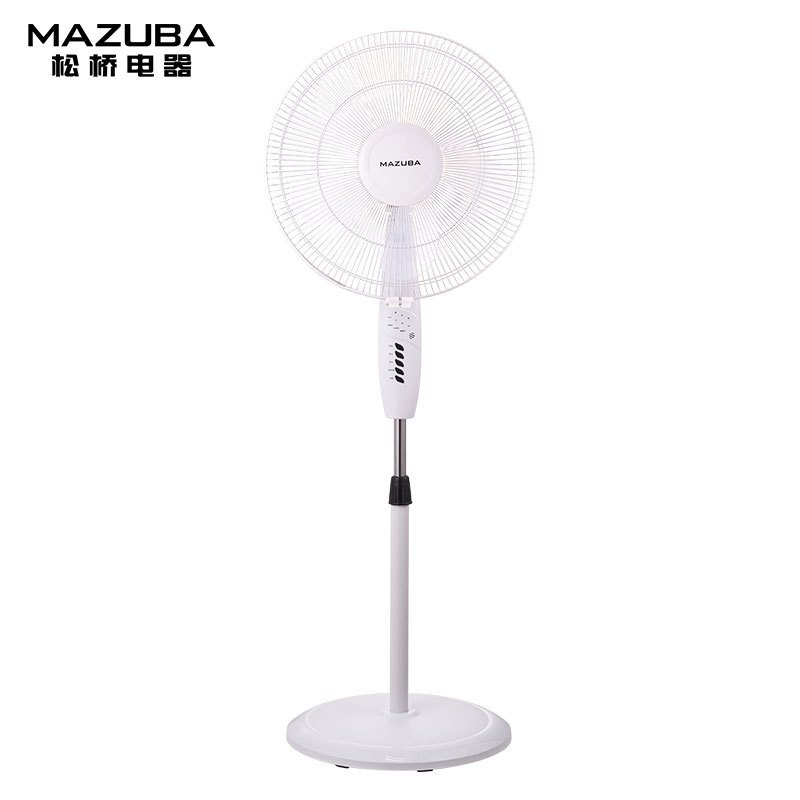 松桥(MAZUBA)电风扇FS40-Y2J 五叶遥控家用床头定时台地扇