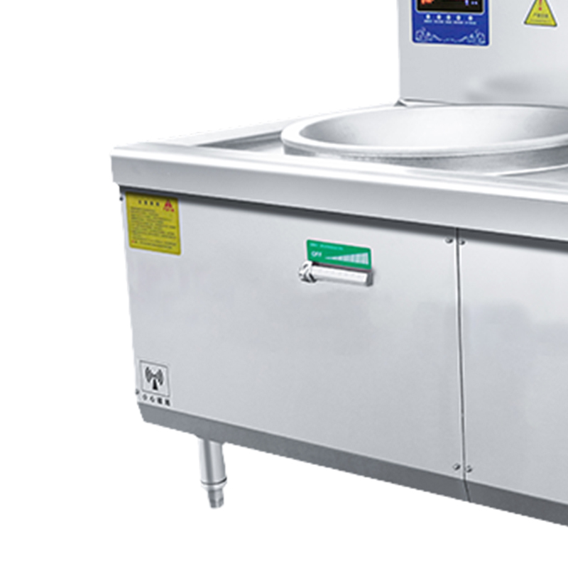 疆途者 商用电磁灶电炒灶双头大锅灶30kw SJTZ-1RH-8009高清大图