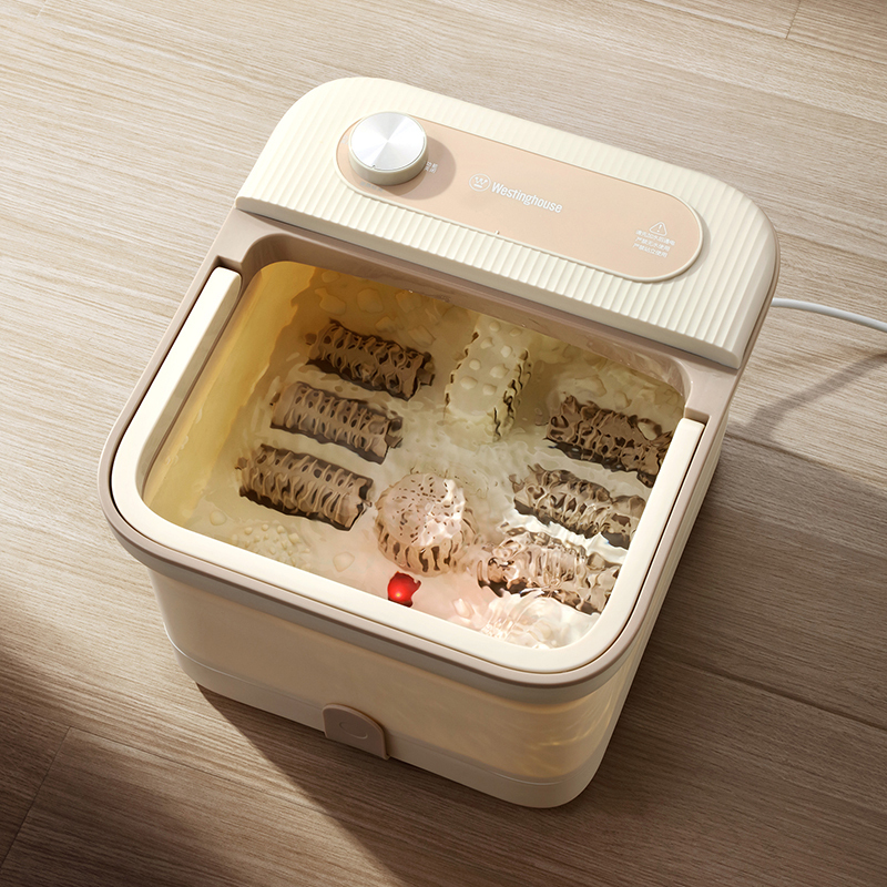 西屋Westinghouse 自动加热恒温 按摩足浴 足浴按摩器足浴盆WZY413!高清大图