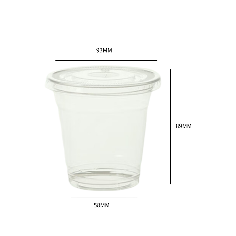 明壹行MYX-BB01 一次性吸管杯 300ml 20只/袋 透明(计价单位:袋)高清大图