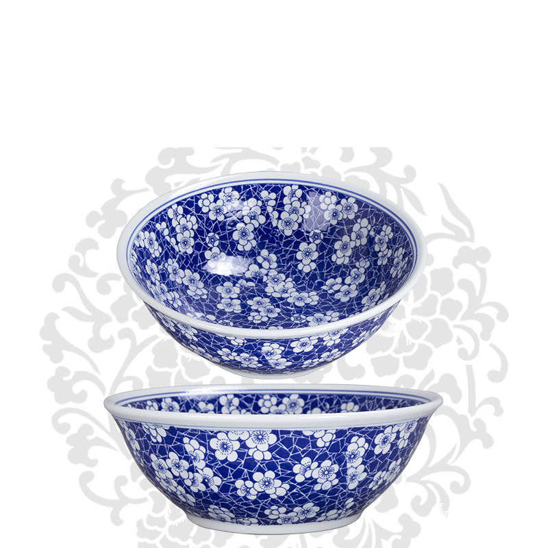 大青花汤盆汤碗面碗陶瓷家用大号大碗餐具酸菜鱼碗商用鱼盆12寸