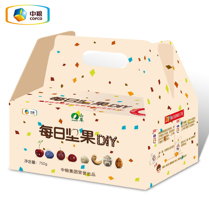 中粮山萃每日DIV坚果混合果仁孕妇儿童干果坚果大礼包750g