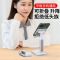 火豹手机支架桌面折叠升降懒人自拍平板ipd通用网课便携床头脚架 樱花粉可升降折叠便携手机座