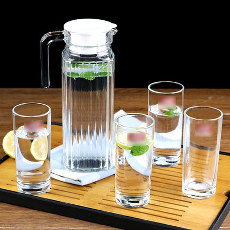 日用家居百货玻璃冷水壶鸭嘴壶大容量泡茶壶凉水杯扎壶果汁壶水具水杯