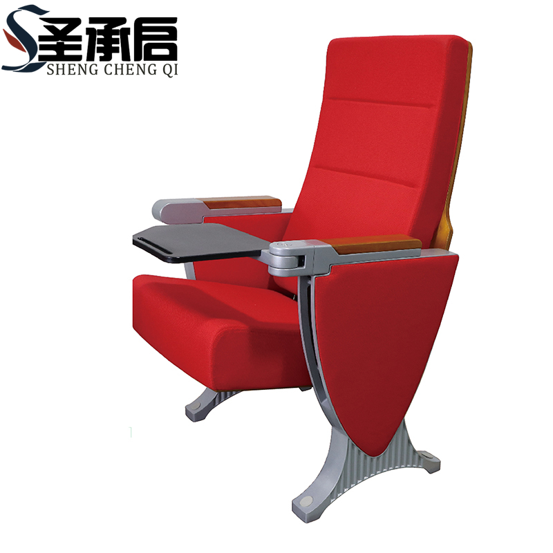 圣承启 礼堂椅红色把高清大图
