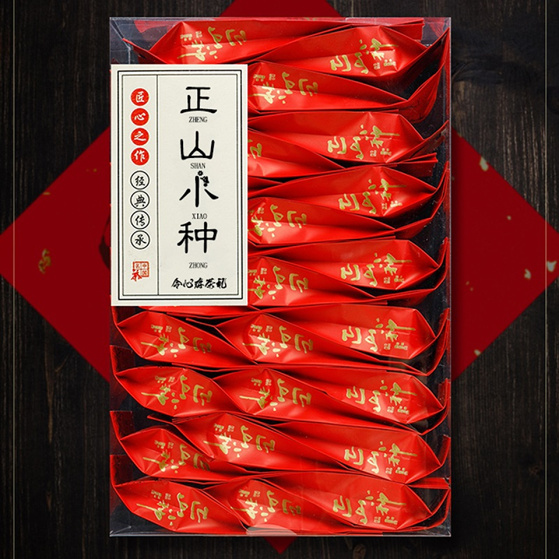 痴福新茶正山小种武夷红茶花果香型茶叶袋装小包装简易盒装视频