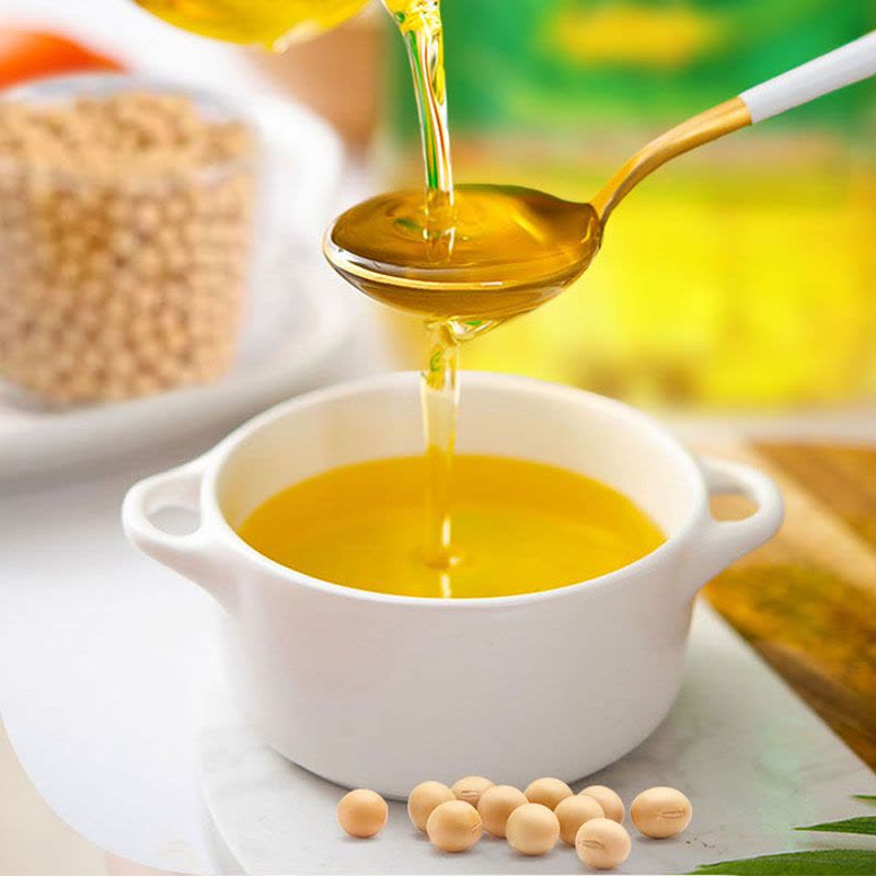 金龙鱼非转基因精炼一级大豆油5L*2桶食用油植物油家用炒菜烹饪图片