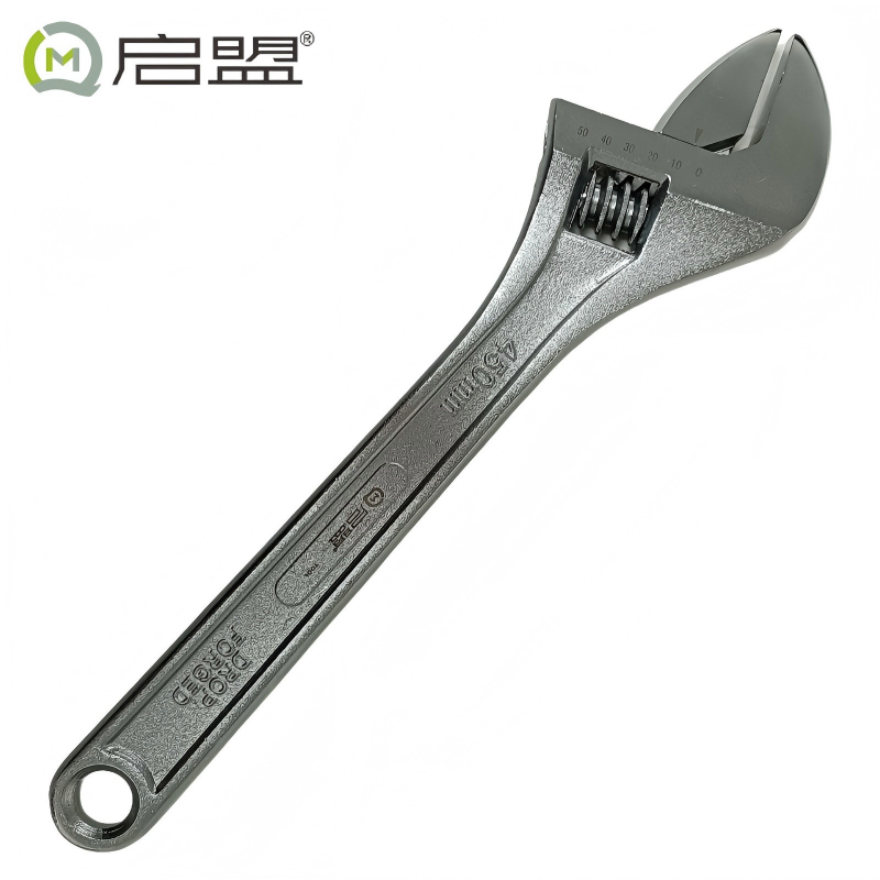启盟(QIMENG)镀铬活动扳手活口扳手18英寸450mmQM-6018\把 18英寸450mmQM-6018