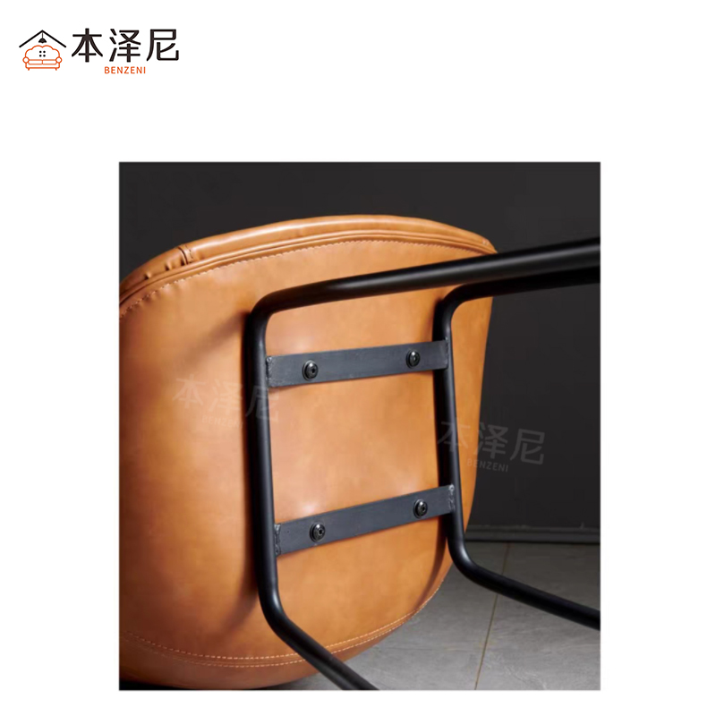 本泽尼 休闲吧台椅 HTYFN-BY43 435*360*1000mm 张高清大图