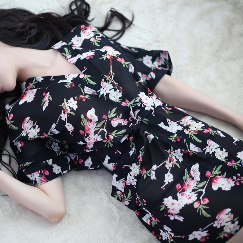 高档情趣内衣性感和服制服诱惑睡衣睡裙透视成人开档夫妻激情套装