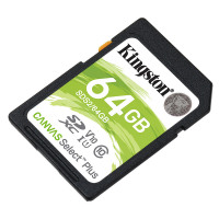 金士顿(Kingston)64GB 读速100MB/s U1 V10 内存卡 SD存储卡高速升级版 支持4K 高品质拍摄