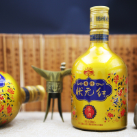 黄酒古越龙山绍兴花雕酒糯米酒 半干型加饭酒 状元红锦绣 500ml单瓶