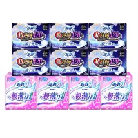 苏菲超熟睡AIR 420 4P*6包+弹力贴身机薄0.1 230 8P*4包[EC] 姨妈巾 国产 超薄 棉柔