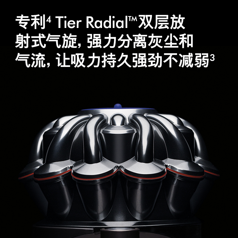 戴森(Dyson)无绳吸尘器 V7 Fluffy+ 手持吸尘器家用除螨宠物家庭适用 地板主吸头+3款配件吸头