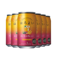 三得利 和乐怡(HOROYOI) 日本进口 预调酒 鸡尾酒 果酒 黑加仑橙子350ml*6罐