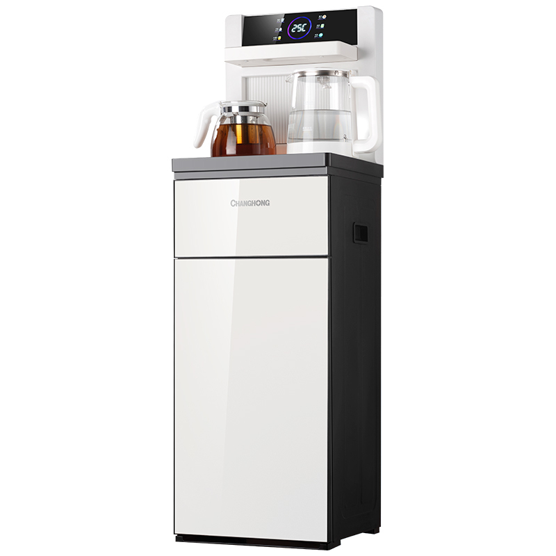 长虹茶吧机2023新款饮水机家用全自动智能下置水桶小型办公室高端