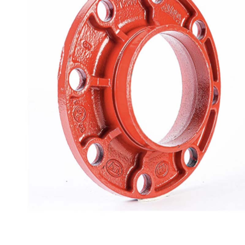 亦盘 沟槽转换法兰 沟槽管件 管道配件 DN100(外径114mm) 一个价高清大图
