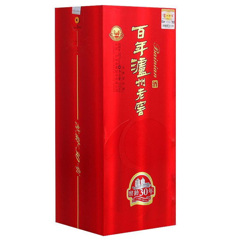 泸州老窖窖龄30年52度500ml浓香型白酒