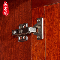 [藏書閣]书柜木质文件柜六门油漆办公室书柜实木贴皮资料柜档案柜