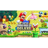 任天堂(NINTENDO) Switch NS 掌上游戏机 游戏卡带 游戏软件 新超级马里奥兄弟U DX豪华版 中文游戏