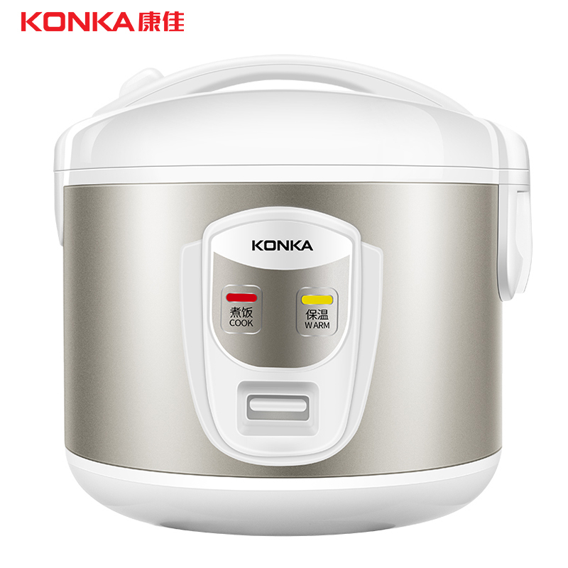 康佳(KONKA)电饭煲 家用精煮易操作电饭锅3L不粘内胆含蒸笼KRC-30JX33