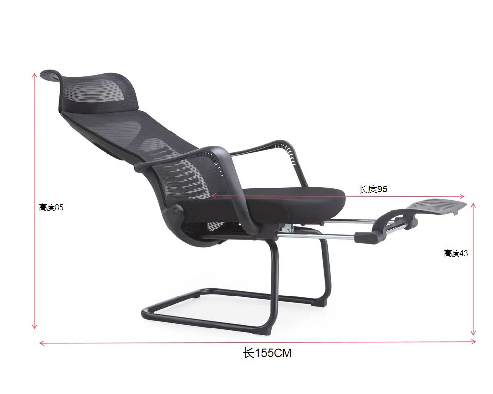 德诚和电脑椅家用椅子舒适久坐座椅办公椅可躺605D高清大图